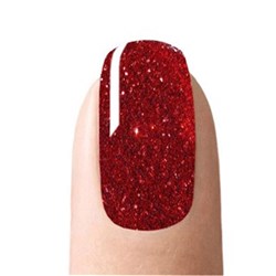 BEAUTIFUL NAILS Nail glitter - fire red 